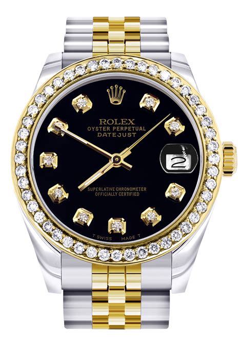 rolex black diamond price|rolex watch diamond bezel prices.